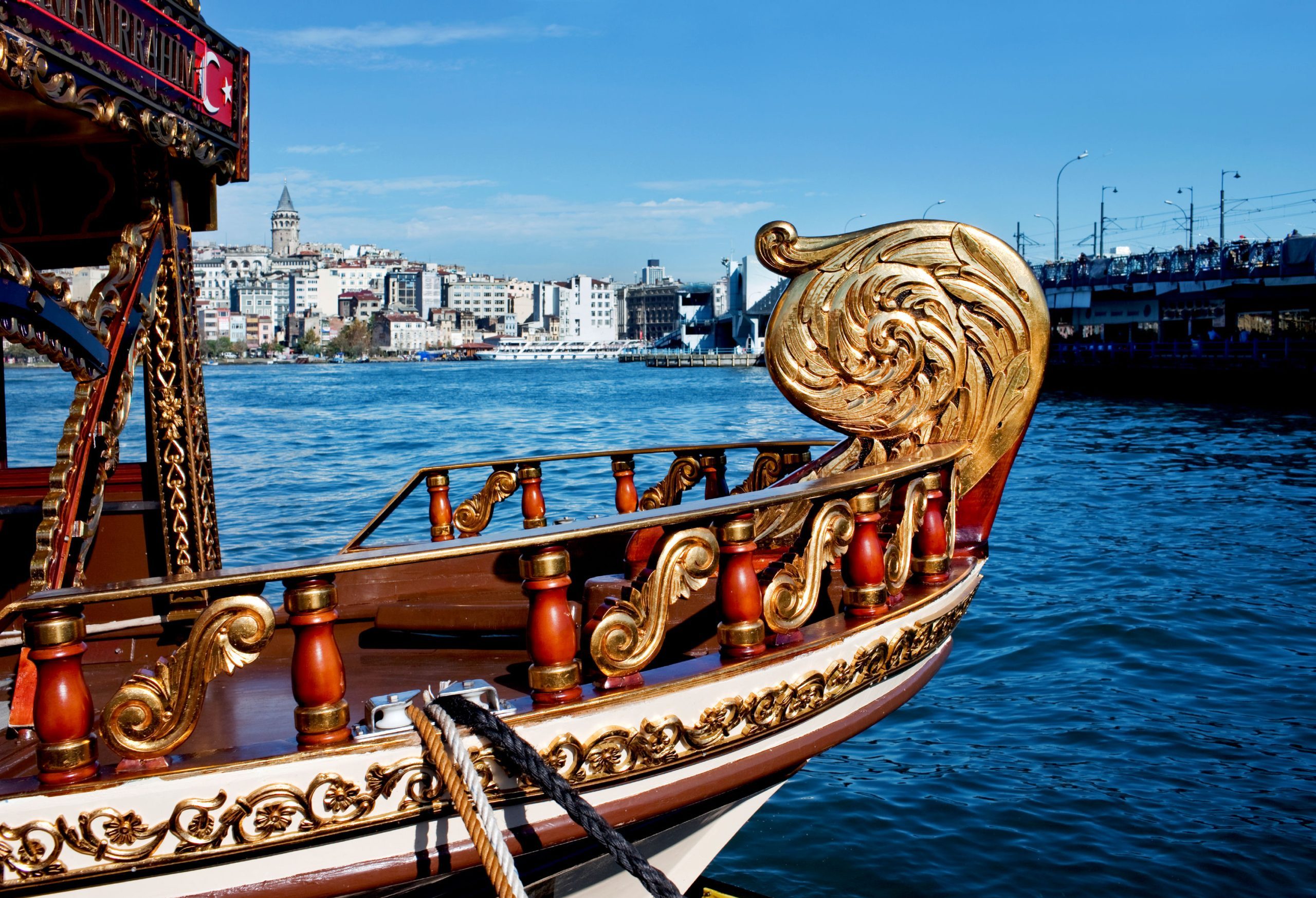 print-Turkey_Istanbul_Boat-with-Galata-Tower-in-back