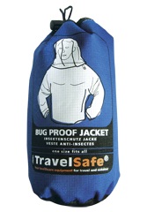 Blauwe opberghoes Travelsafe Insectvrije Jas